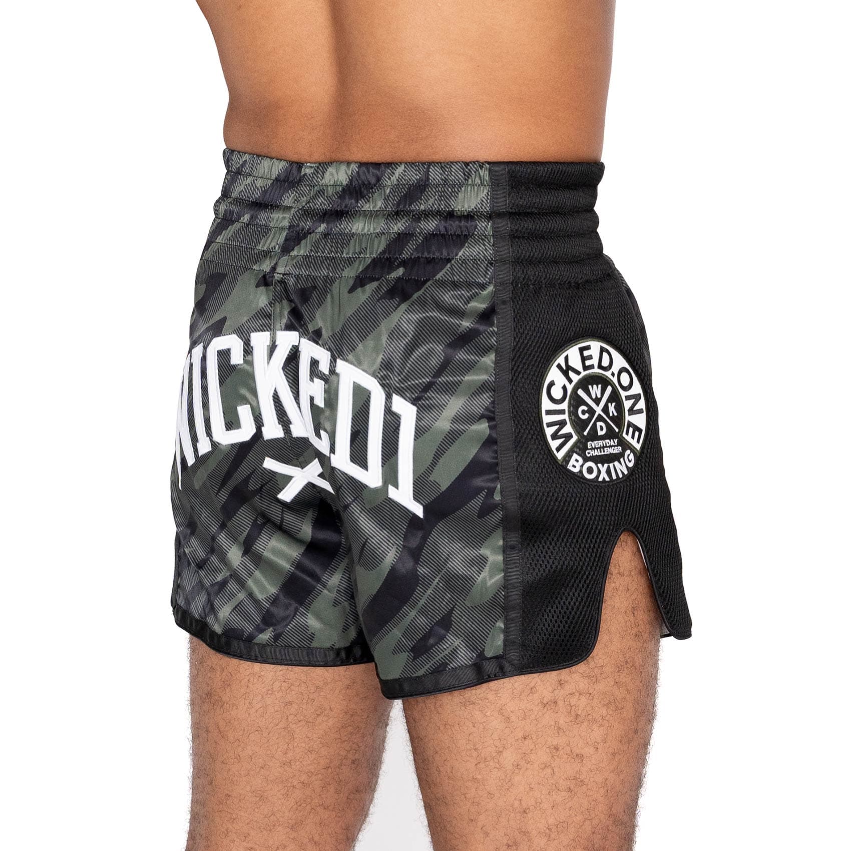 Short de Boxe Thaï Wicked One FURY KAKI - Image 2