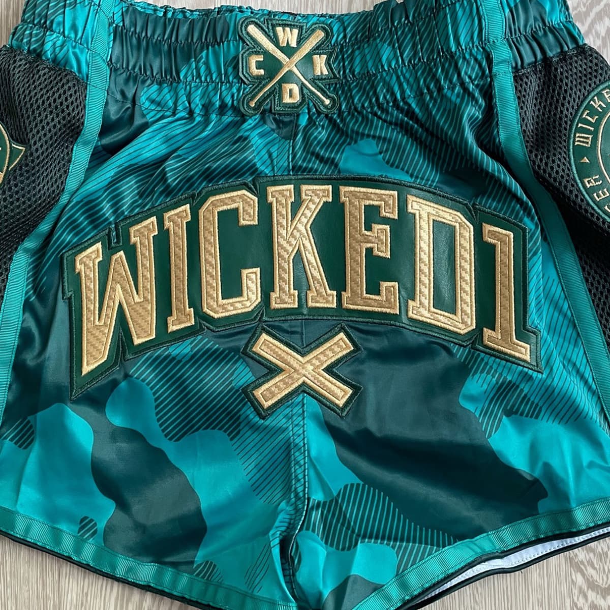 Short de Boxe Thaï Wicked One  SWIFT GREEN - Image 2