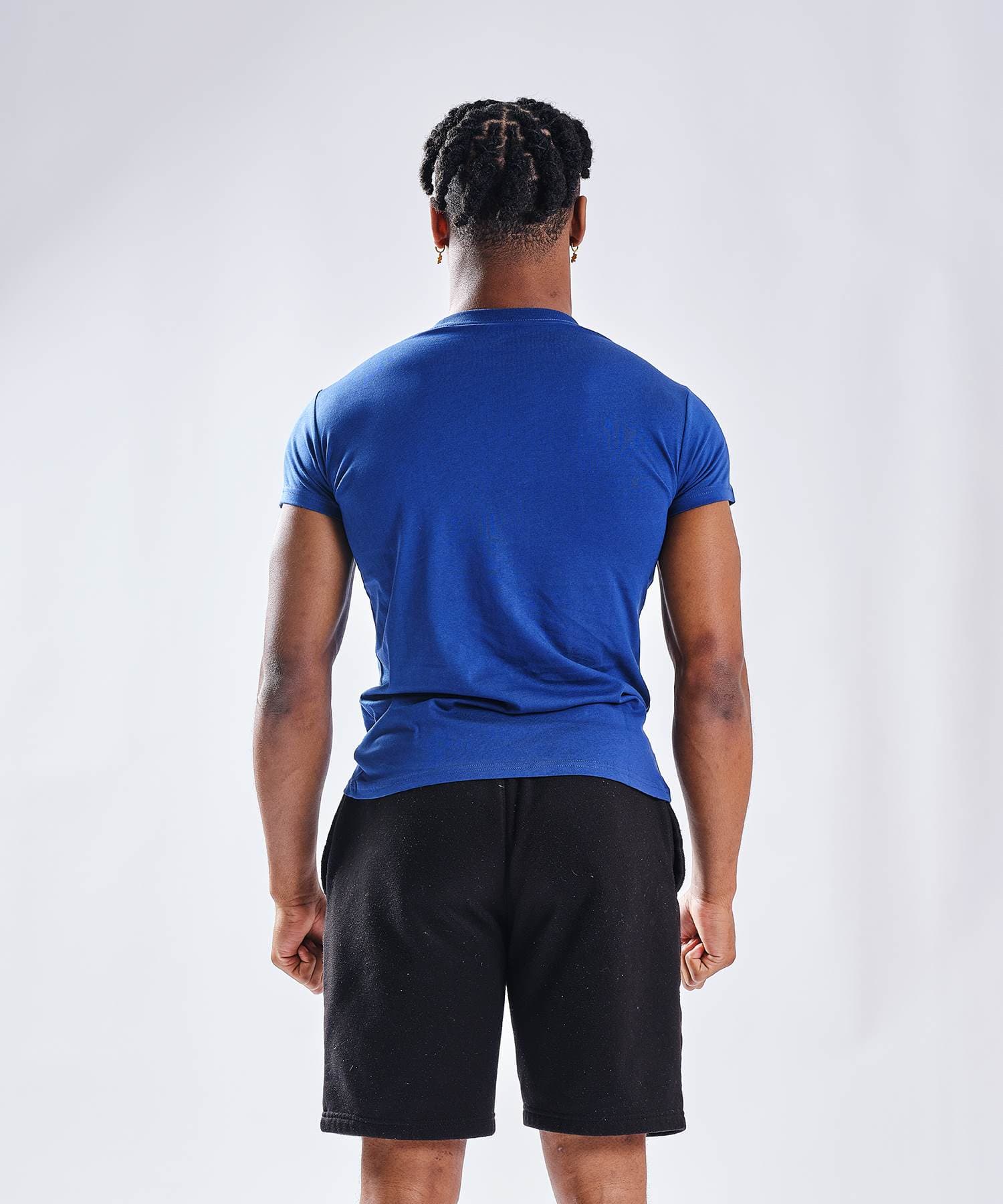 T-Shirt ELION Ring Walk  Bleu/Blanc - Image 3