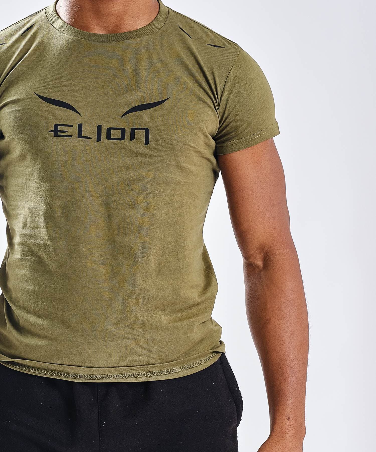 T-Shirt ELION Ring Walk  Kaki/Noir - Image 2