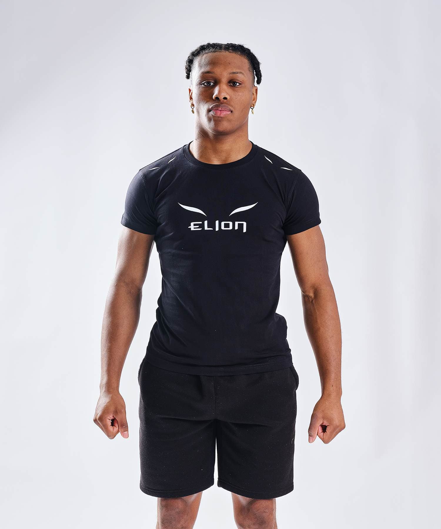 T-Shirt ELION Ring Walk  Noir/Blanc