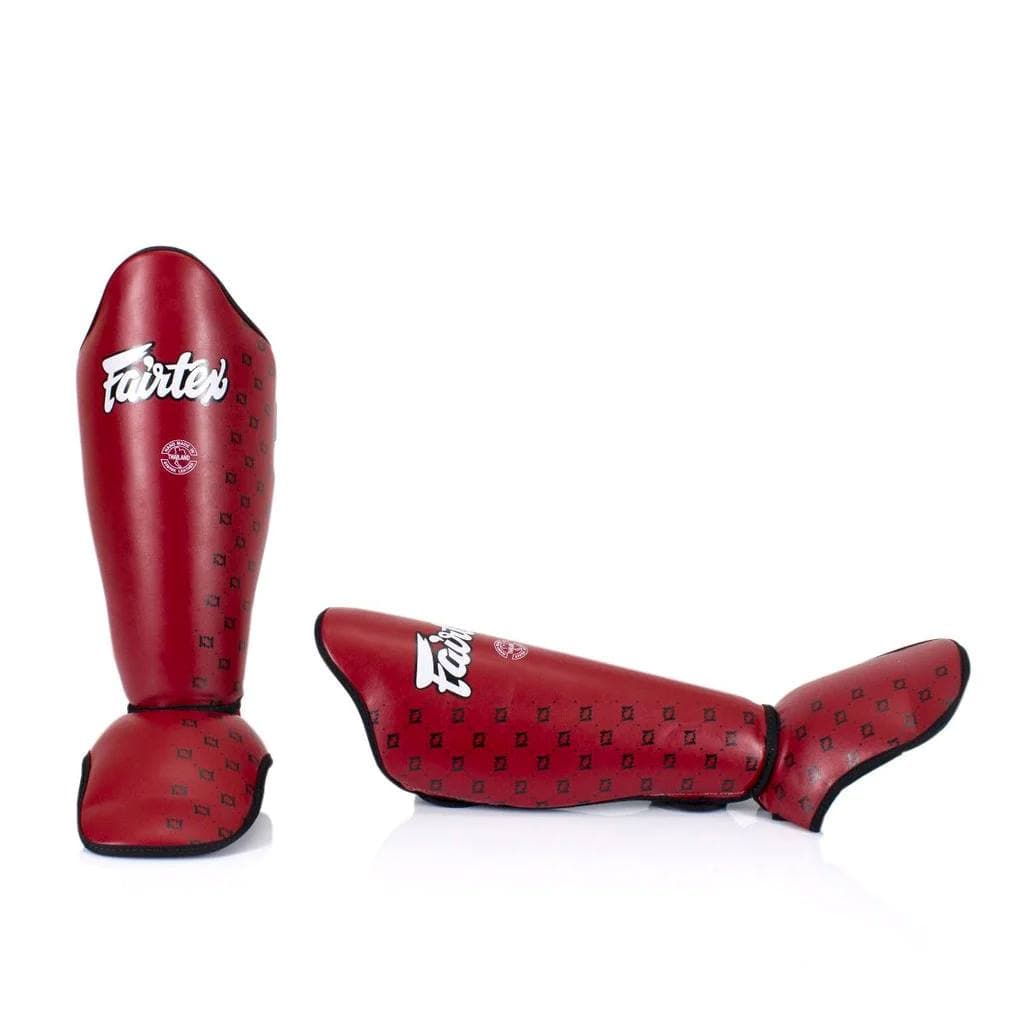 Protèges tibias & pieds FAIRTEX SP5 Rouge - Image 2