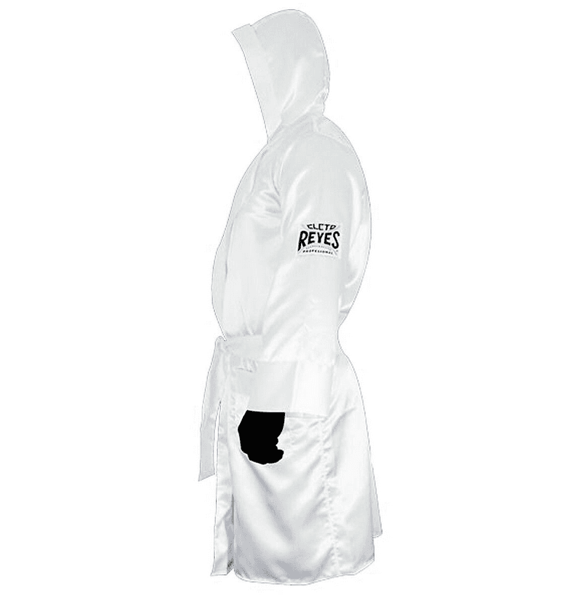 Peignoir de boxe capuche REYES  Blanc - Image 2