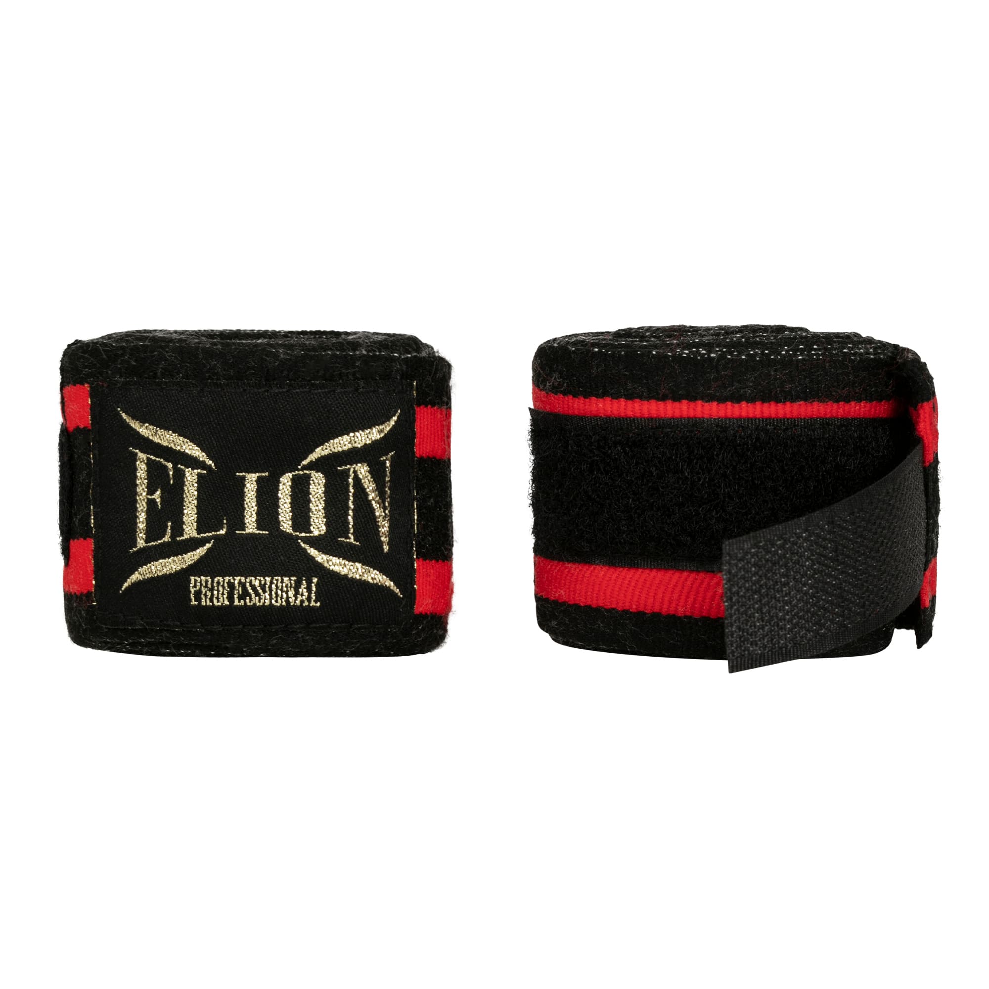 Bandes de boxe ELION 4.5m Noir/Rouge - Image 3