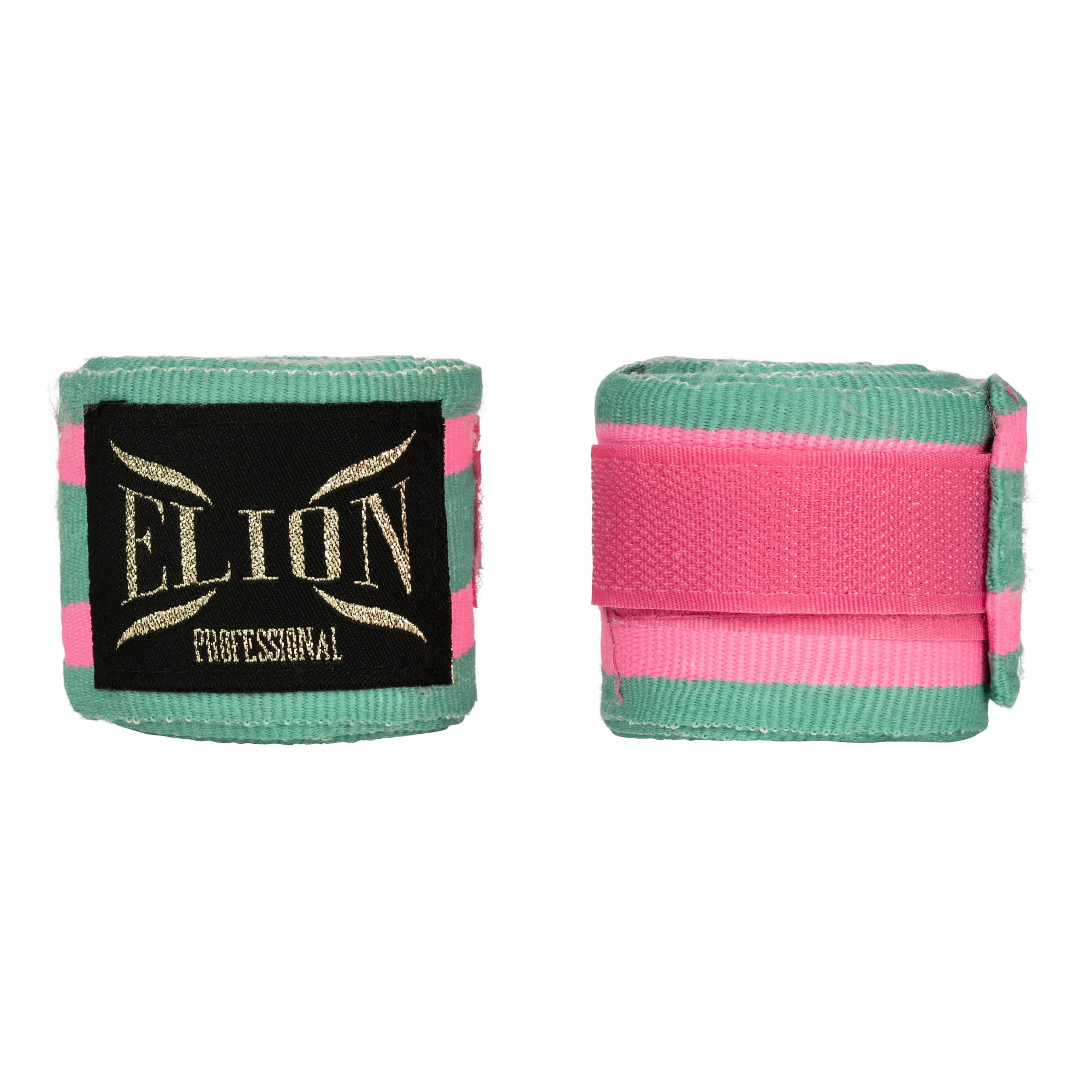 Bandes de boxe ELION 4.5m Turquoise/Rose