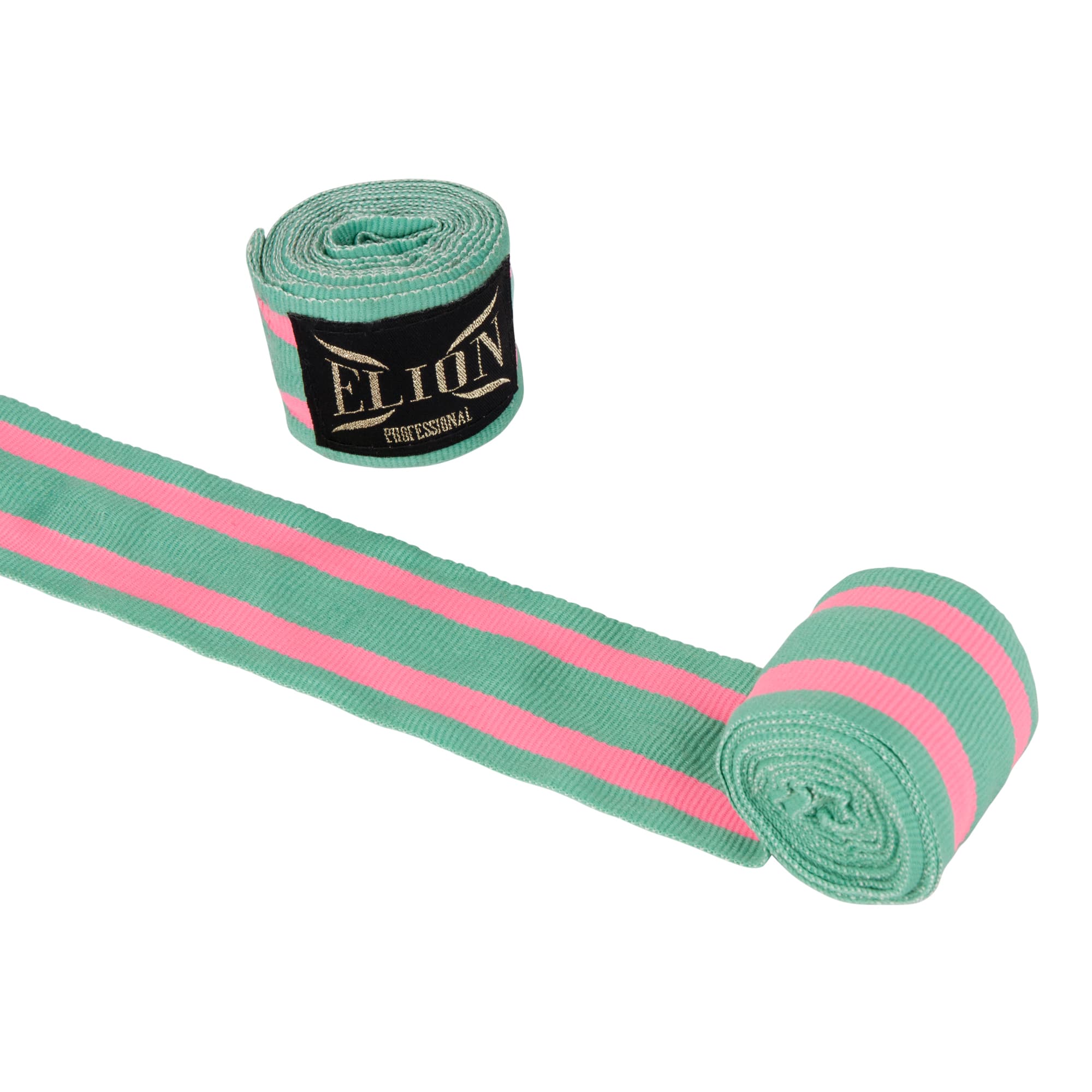 Bandes de boxe ELION 4.5m Turquoise/Rose - Image 3