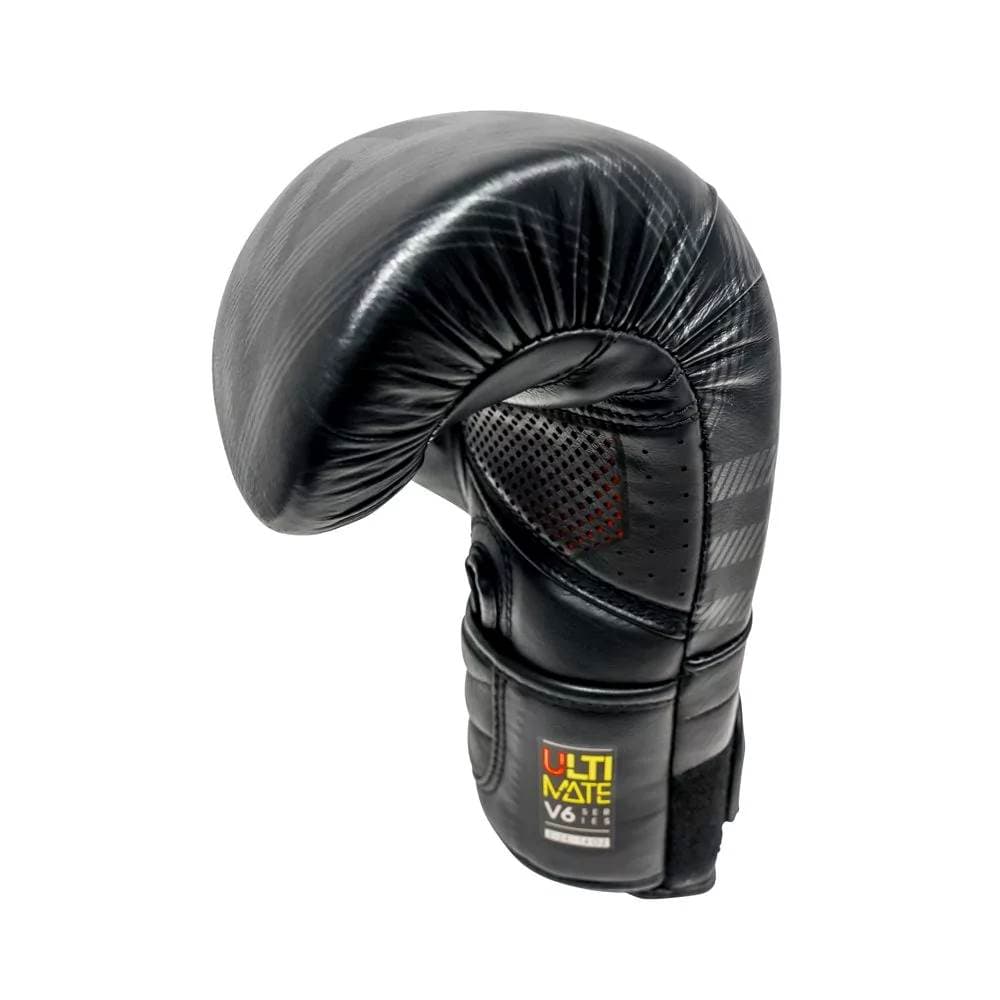 Gants de boxe RD BOXING ULTIMATE V6 Cuir Noir - Image 3