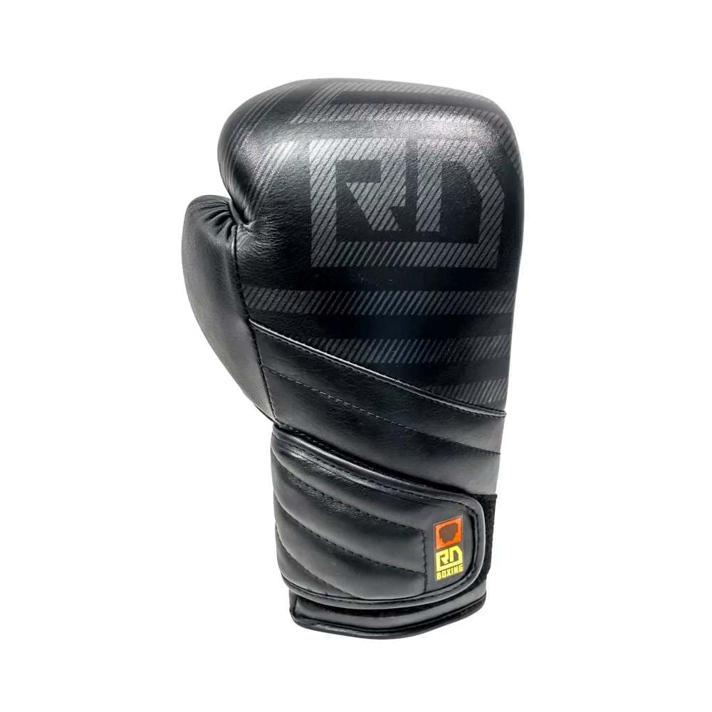 Gants de boxe RD BOXING ULTIMATE V6 Cuir Noir - Image 2