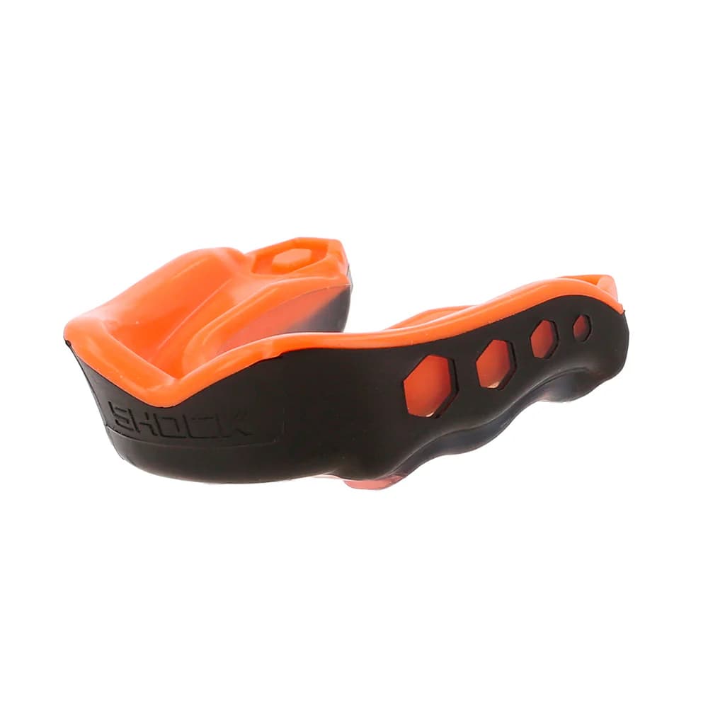 Protège dents SHOCK DOCTOR Gel max Noir/Orange