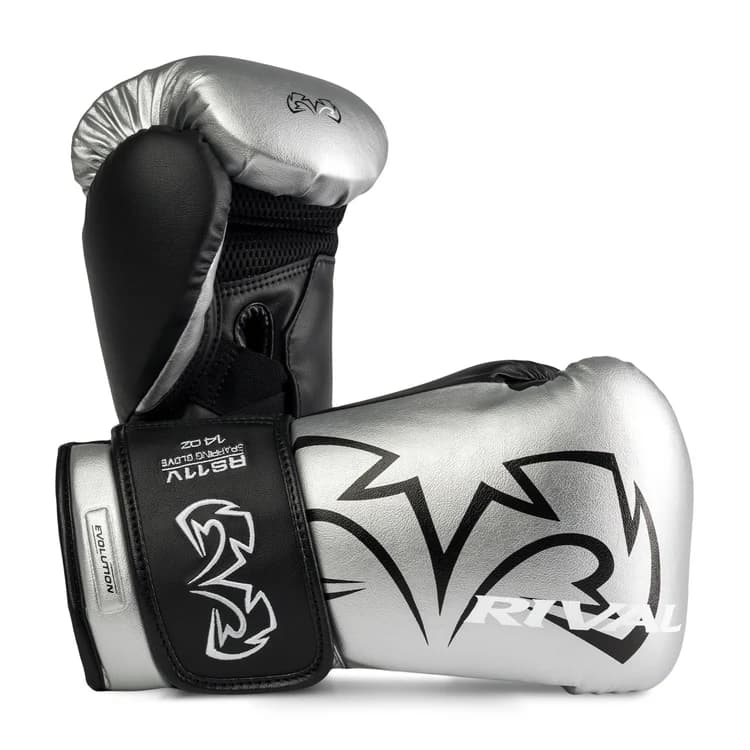 GANTS DE SPARRING RIVAL RS11V ARGENT