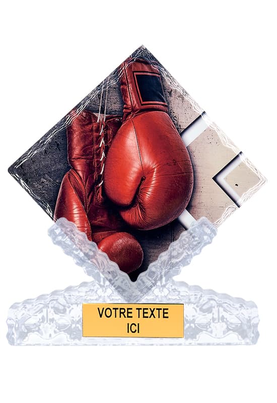 Trophée céramique gants de boxe 46103