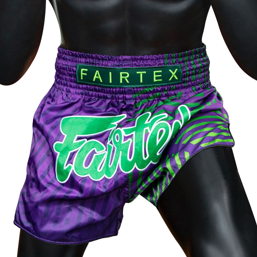 Short de Boxe Thaï FAIRTEX BS1922 \"RACER\" PURPLE