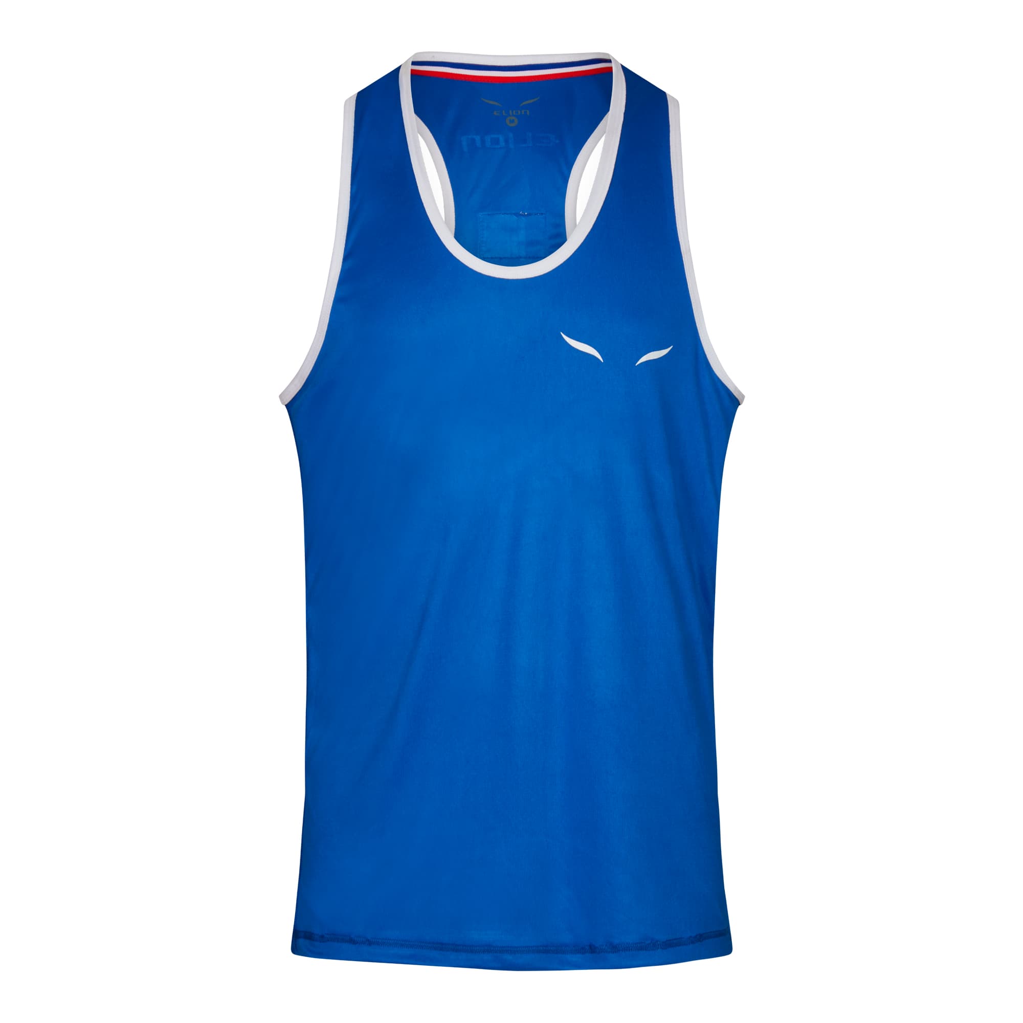 Débardeur de Boxe Anglaise ELION Bleu Royal/Blanc