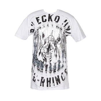 T-Shirt ECKO rhino badge Blanc