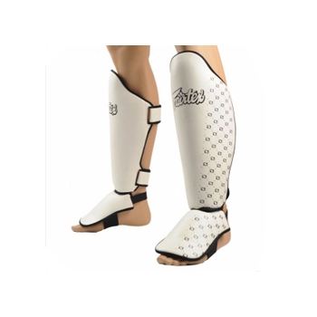 Protèges tibias & pieds FAIRTEX SP5 Blanc