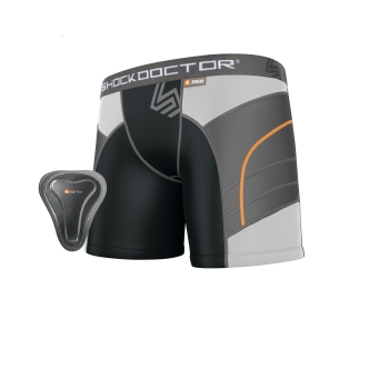 Short avec coquille pour hommes - Sports d'impact - Core BLANC