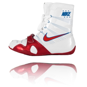 Chaussures NIKE HyperKO Blanche & Rouge 164