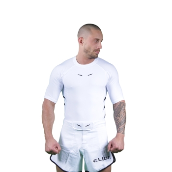 Rashguard Elion - Blanc- Manches Courtes