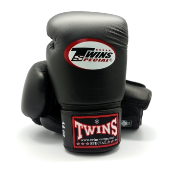 Gants de Boxe d'entrainement TWINS BGN  Noir