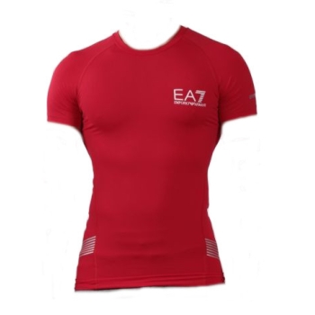 Tshirt ARMANI EA7 Tech - Rouge