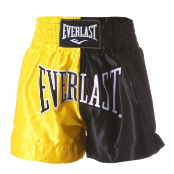 Short de Boxe Thaï EVERLAST Or/Noir