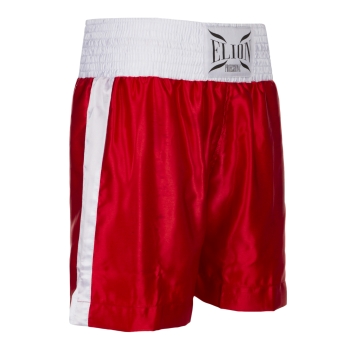 Short de Boxe Anglaise ELION Rouge/Blanc