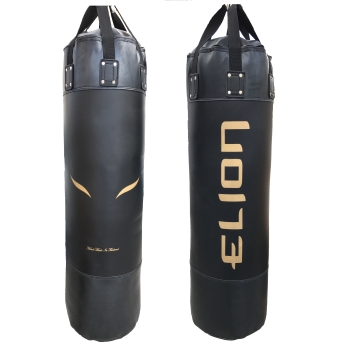 Sac de frappe ELION Skintex - 1m30 ±45 Kg - Noir Mat/Or