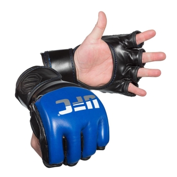 Gants Free Fight UFC Professional MMA Sparring Gloves Bleu