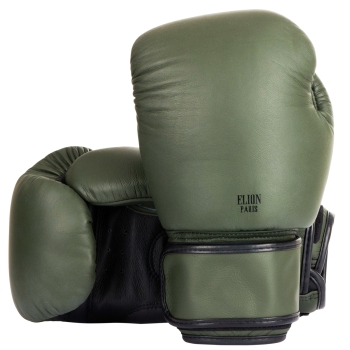 Gants de boxe ELION Collection Paris - Kaki Mat/Noir Mat