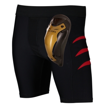 Pack Short de compression ELION Noir avec Coquille Gold Cup ELION