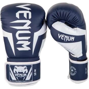 Gants de Boxe Venum Elite Evo - Kaki/Argent - The Fight Club