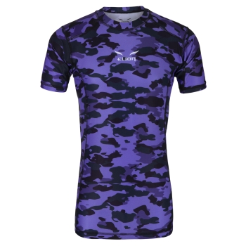 Rashguard Elion Camo - Bleu - Manches Courtes 