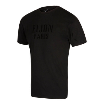 T-Shirt ELION PARIS Noir/ Velour Noir