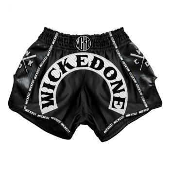  Short de Boxe Thaï Wicked One   ROWDY NOIR