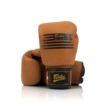 Gants de Boxe  d'entrainement FAIRTEX  LEGACY Cuir Marron