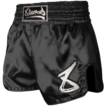 Short de Muay Thai 8 Weapons Strike - Noir/Blanc