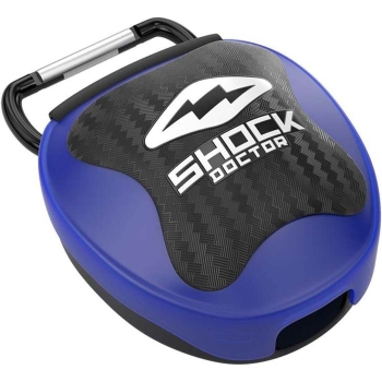 Boite pour protège dents SHOCK DOCTOR Bleu
