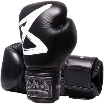 Gants de boxe 8 Weapons Big 8 Premium - Noir/Blanc