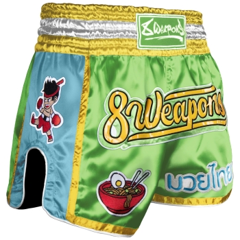 Short de Muay Thai 8 Weapons Yummy Green