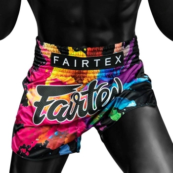 Short de Boxe Thaï FAIRTEX BS1940 BLACK FUNKY SOUL