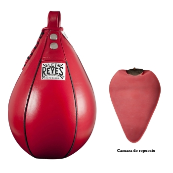 Poire (de vitesse) boxe ROUGE/ARGENT