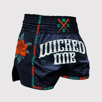 Short de Boxe Thaï Wicked BANDIDO NAVY