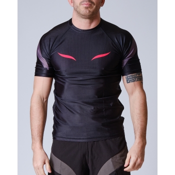 Rashguard ELION JJB SQUALE - Noir - Manches Courtes