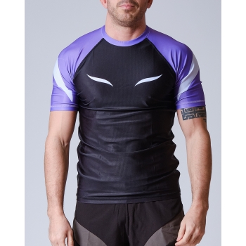 Rashguard ELION JJB SQUALE - Violet - Manches Courtes
