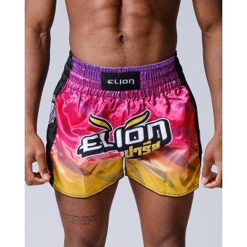 Short de Boxe Thaï ELION Raja - Rose/Orange