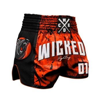 Short boxe thai muay thai noir/orange  Muay thai, Tiger muay thai, Thai  boxing shorts