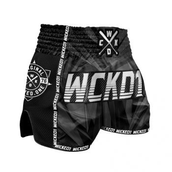 Short de Boxe Thaï Wicked One Diamond Noir