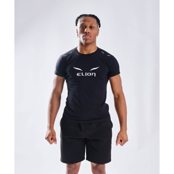 T-Shirt ELION Ring Walk  Noir/Blanc
