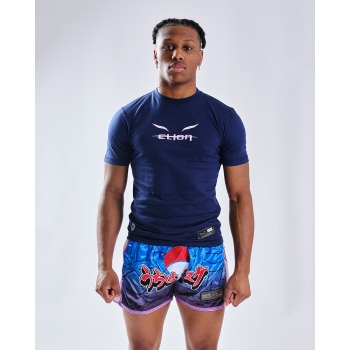 T-Shirt NARUTO X ELION SASUKE Bleu