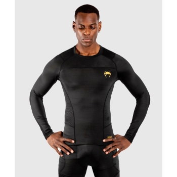 RASHGUARD VENUM G-FIT - MANCHES LONGUES - NOIR/OR 03726